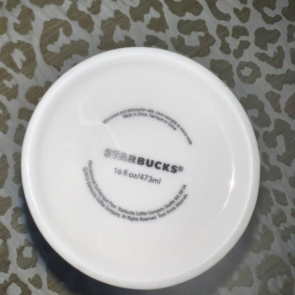 Starbucks Red Holiday Mug Set Small & Tall Christmas RED WHT GLD Holly Berries - Picture 11 of 11